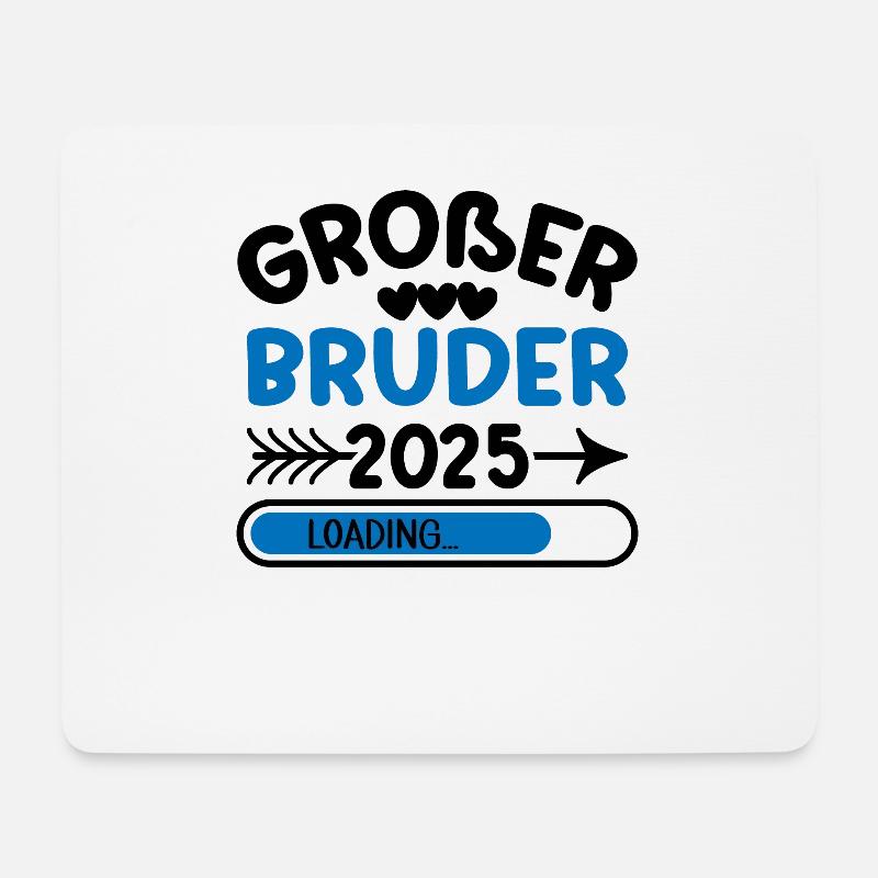Großer Bruder 2025 - Mousepad (Querformat) - Weiß