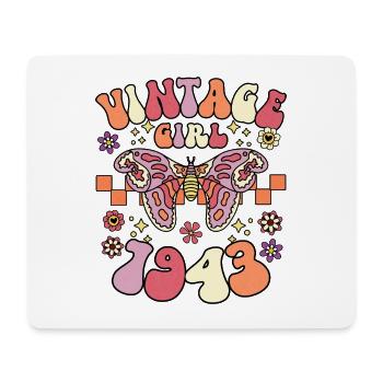Groovy and retro 1943 woman 80 years anniversary - Mouse Pad (horizontal) - white - Front