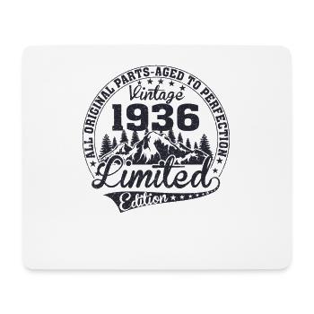 Vintage 1936 Toutes Pièces D'origine Cadeau Rétro - Tapis de souris (format paysage) - blanc - Devant