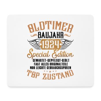 Oldtimer Baujahr 1924 - Mousepad (Querformat) - Weiß - Vorne