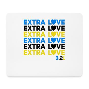 Down-Syndrom: Zusätzliche Chromosomen, zusätzliche Liebe - Mousepad (Querformat) - Weiß - Vorne