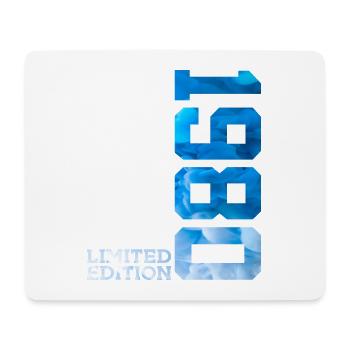 46E ANNIVERSAIRE ÉDITION LIMITÉE 1980 - Tapis de souris (format paysage) - blanc - Devant