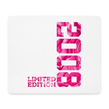 18TH BIRTHDAY PINK LIMITED EDITION 2008 - Mouse Pad (horizontal) - white - Front