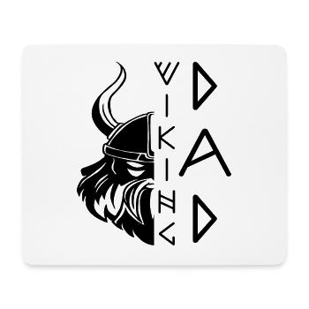 Bärtiger Mann Wikinger Vater Vatertag 2024 - Mousepad (Querformat) - Weiß - Vorne