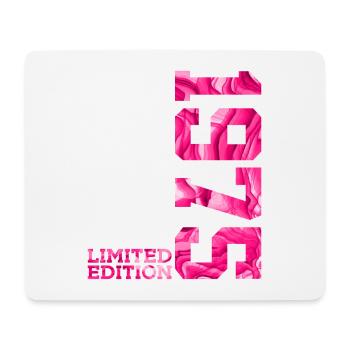 51ST BIRTHDAY PINK LIMITED EDITION 1975 - Mouse Pad (horizontal) - white - Front
