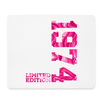 52ND BIRTHDAY PINK LIMITED EDITION 1974 - Mouse Pad (horizontal) - white - Front