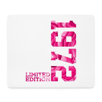 54TH BIRTHDAY PINK LIMITED EDITION 1972 - Mouse Pad (horizontal) - white - Front