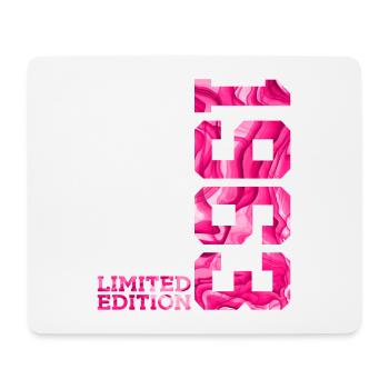 63RD BIRTHDAY PINK LIMITED EDITION 1963 - Mouse Pad (horizontal) - white - Front