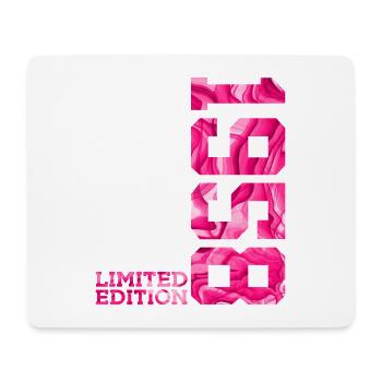68. GEBURTSTAG PINK LIMITED EDITION 1958 - Mousepad (Querformat) - Weiß - Vorne