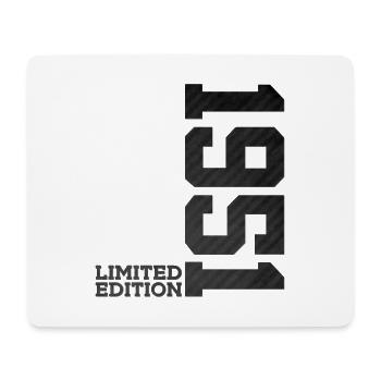 75. GEBURTSTAG LIMITED EDITION 1951 - Mousepad (Querformat) - Weiß - Vorne