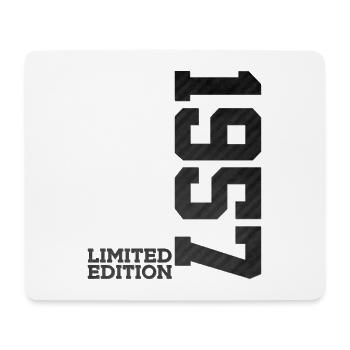 69TH BIRTHDAY LIMITED EDITION 1957 - Mouse Pad (horizontal) - white - Front