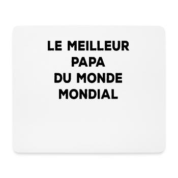 Papa Cadeau Naissance Jeu Vidéos Père et Bébé - Tapis de souris (format paysage) - blanc - Devant
