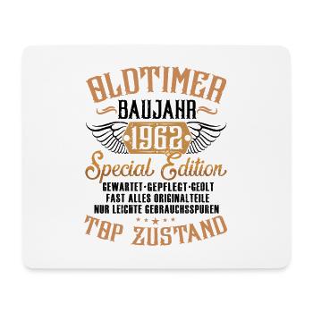60. Geburtstag Oldtimer Jahrgang 1962 - Mousepad (Querformat) - Weiß - Vorne