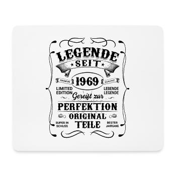 Limited Edition 1969 August Geburtstag Polarlicht - Mousepad (Querformat) - Weiß - Vorne