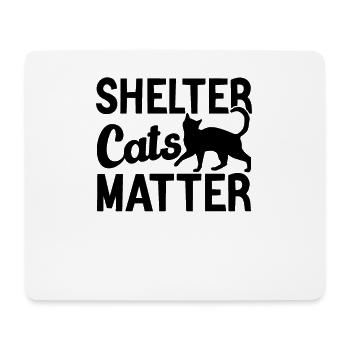 Katzenliebhaber Tierheim Katzen sind wichtig Katzenrettung - Mousepad (Querformat) - Weiß - Vorne