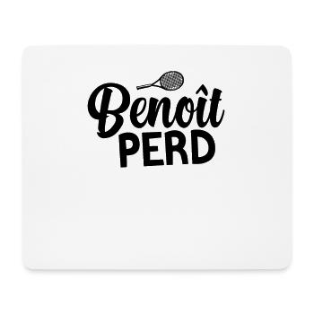 Benoit Perd - Tapis de souris (format paysage) - blanc - Devant