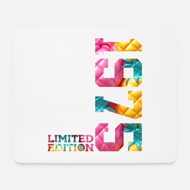 51. GEBURTSTAG LIMITED EDITION 1975 - Mousepad (Querformat) - Weiß