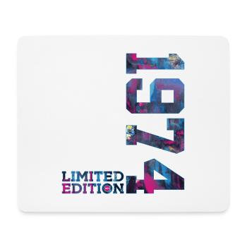 52. GEBURTSTAG 52 JAHRE LIMITED EDITION 1974 - Mousepad (Querformat) - Weiß - Vorne