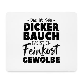 Feinkostgewölbe Spaß - Mousepad (Querformat) - Weiß - Vorne