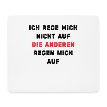 Gelassenheits-Spruch - Mousepad (Querformat) - Weiß - Vorne