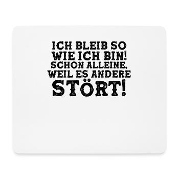 Selbstbewusster Humor - Mousepad (Querformat) - Weiß - Vorne