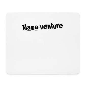 Mama-venture Aventure Maternelle - Tapis de souris (format paysage) - blanc - Devant