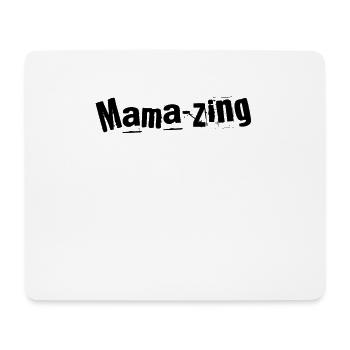 Mama-zing Merveille de Maman - Tapis de souris (format paysage) - blanc - Devant