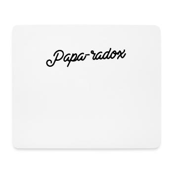 Papa-radox Élégance - Tapis de souris (format paysage) - blanc - Devant