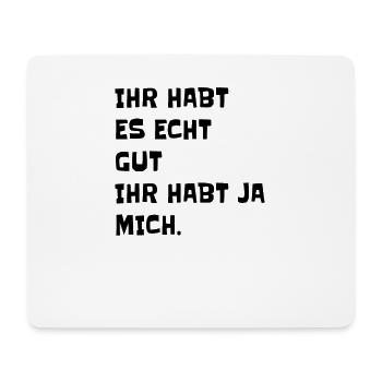 Einzigartige Freude - Mousepad (Querformat) - Weiß - Vorne