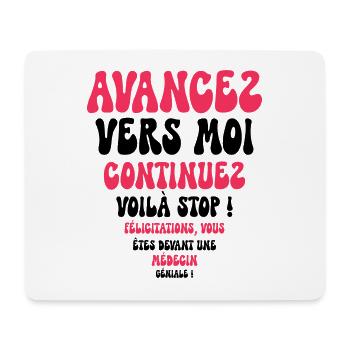 Humour Super Cadeau Pour Médecin - Tapis de souris (format paysage) - blanc - Devant