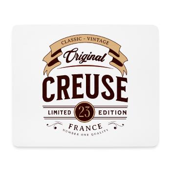 Vintage Creuse Département France - Tapis de souris (format paysage) - blanc - Devant