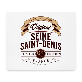 Seine-Saint-Denis Department France - Mouse Pad (horizontal) - white - Front