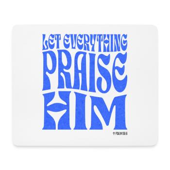 Christentum Christlicher Bibelvers - Mousepad (Querformat) - Weiß - Vorne
