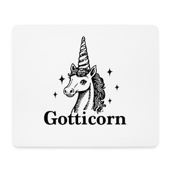 Gotticorn Schweiz Patentante Schweiz Taufpatin - Mousepad (Querformat) - Weiß - Vorne