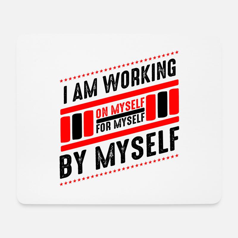 motivation - Mouse Pad (horizontal) - white