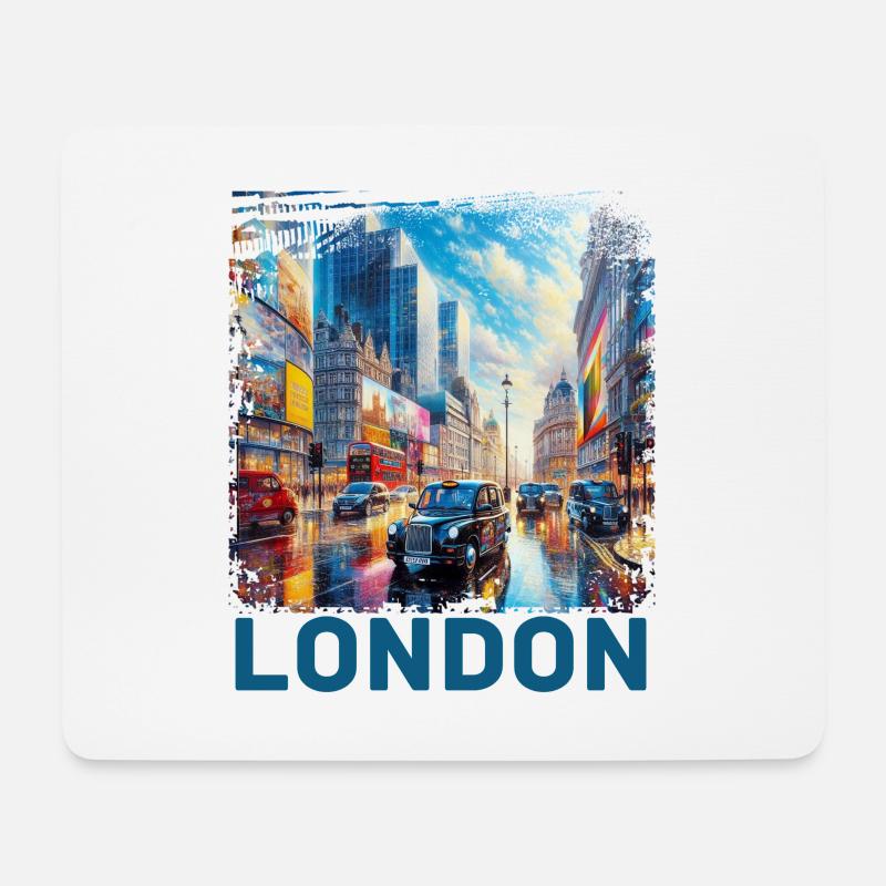 London - Mouse Pad (horizontal) - white