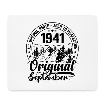 1941 September Original 83 Year Old Birthday Gift - Mouse Pad (horizontal) - white - Front