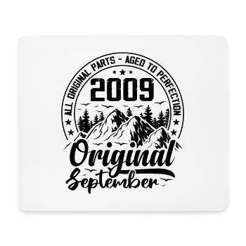 2009 September Original 15 Year Anniversary Gift - Mouse Pad (horizontal) - white - Front