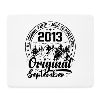 2013 September Original 11 Year Anniversary Gift - Mouse Pad (horizontal) - white - Front