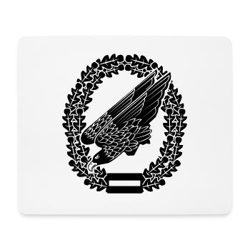 Paratrooper Black - Mouse Pad (horizontal) - white - Front