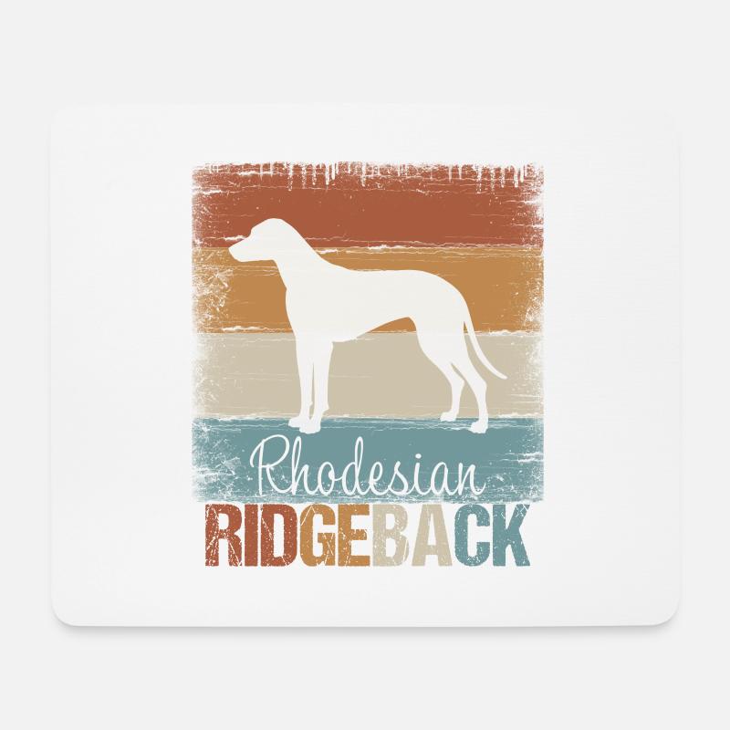 Rhodesian Ridgeback Hund Geschenk - Mousepad (Querformat) - Weiß