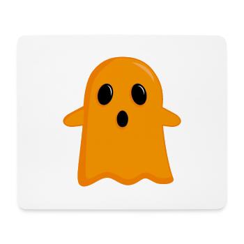 Orange Geist - Mousepad (Querformat) - Weiß - Vorne