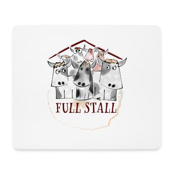 Full Stall - Mousepad (Querformat) - Weiß - Vorne