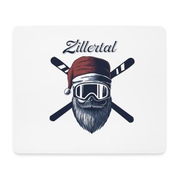 Zillertal Ski Sknowboard - Mousepad (Querformat) - Weiß - Vorne