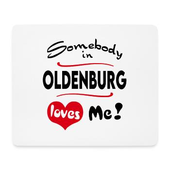 Oldenburg Stadt Urban T-Shirt City Heimatliebe Tow - Mousepad (Querformat) - Weiß - Vorne