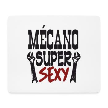 mécano super sexy - Tapis de souris (format paysage) - blanc - Devant
