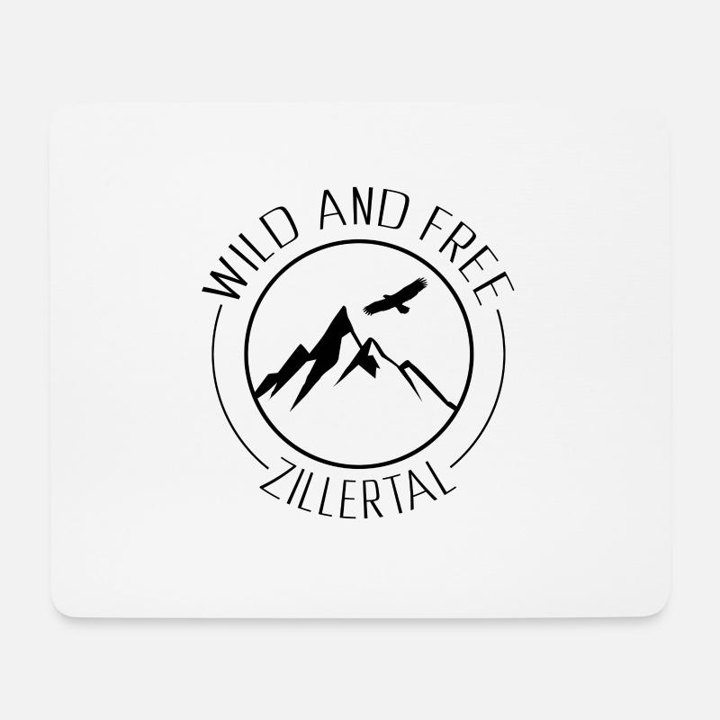 zillertal - Mousepad (Querformat) - Weiß