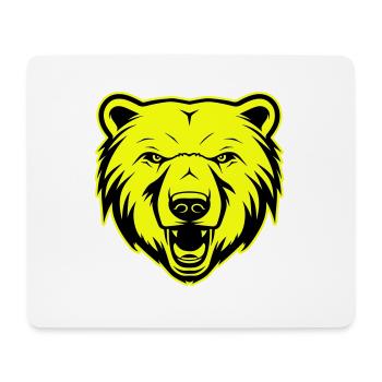 Polar Bear Head Portrait Animal Polar Bear Symbol - Mouse Pad (horizontal) - white - Front