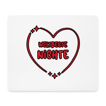 Weltbeste Nichte Bestes Kind der Welt Best Niece - Mousepad (Querformat) - Weiß - Vorne