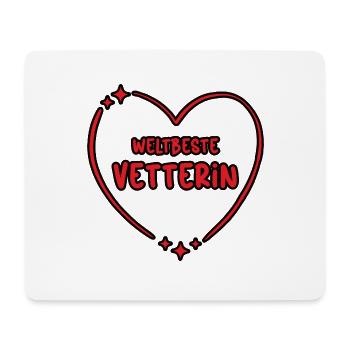 Weltbeste Vetterin Beste Cousine Vetterinnen - Mousepad (Querformat) - Weiß - Vorne